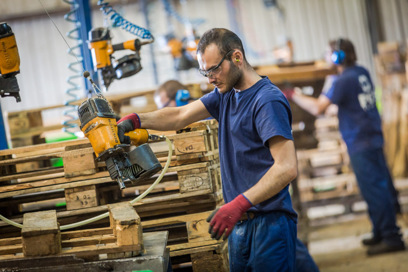 Second-hand pallets